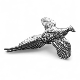Hunting Hat Pin - Pheasant - Silver