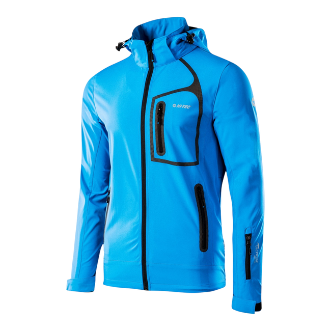NILS SOFTSHELL JACKET FOR MEN - BLUE - MAGNUM
