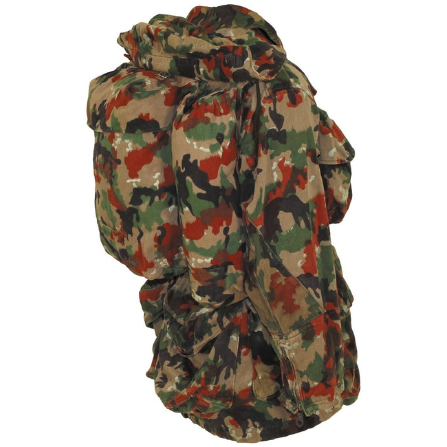 CH Field Parka, with hood, and backpack, tarn M 70, used