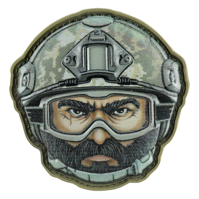 PATCH 3D EMOJI NR. 6 PVC - OLIVE - M-TAC