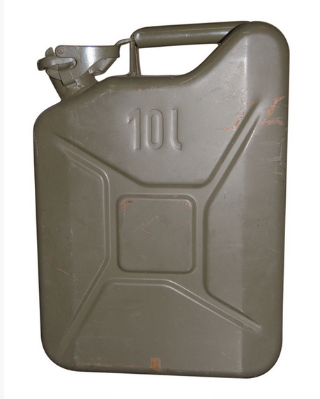 Jerry Can 10 Liter New Painted Used