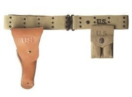 US M36 Khaki Pistol Belt - repro