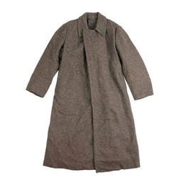 FIELD COAT WITH HOOK&LOOP CLOSURE - MOTTLE BROWN - RUSSIAN MILITARY SURPLUS - USED