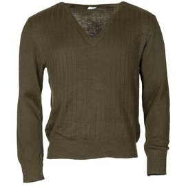 CZ/SK PULLOVER - GREEN M85 - MILITARY SURPLUS - USED