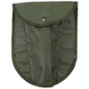 FOLDABLE SHOVEL COVER, GREEN OD - MILITARY SURPLUS FROM DUTCH ARMY - USED