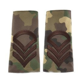 Grade Caporal clasa I - Camuflaj Combat Forte Terestre - Cu Semn de Arma Justitie Militara