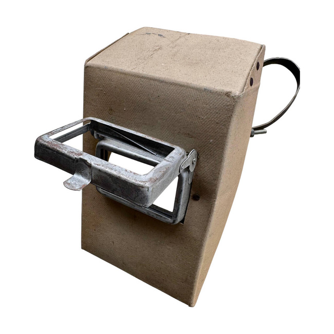 HEAD WELDING MASK - ROMANIAN ARMY MILITARY SURPLUS - IN GOOD CONDITION