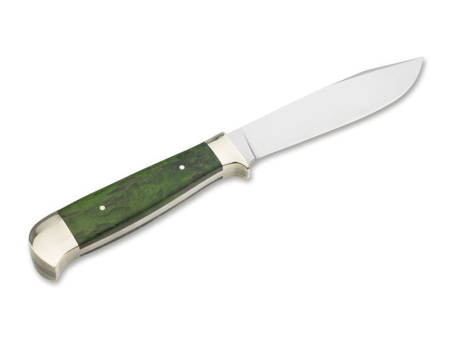 FÖRSTERNICKER CURLY BIRCH GREEN POCKET KNIFE - BOKER