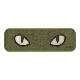 PATCH CAT EYES 3D PVC - OLIVE - M-TAC