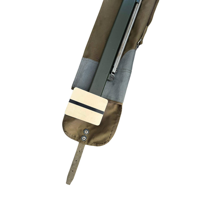 STEREOSCOPIC RANGEFINDER WITH METAL CARRYING CASE, MEASURING BAR AND TRIPOD - WWII - AUTHENTIC ROMAN MILITARY SURPLUS - DECO/GOOD CONDITION