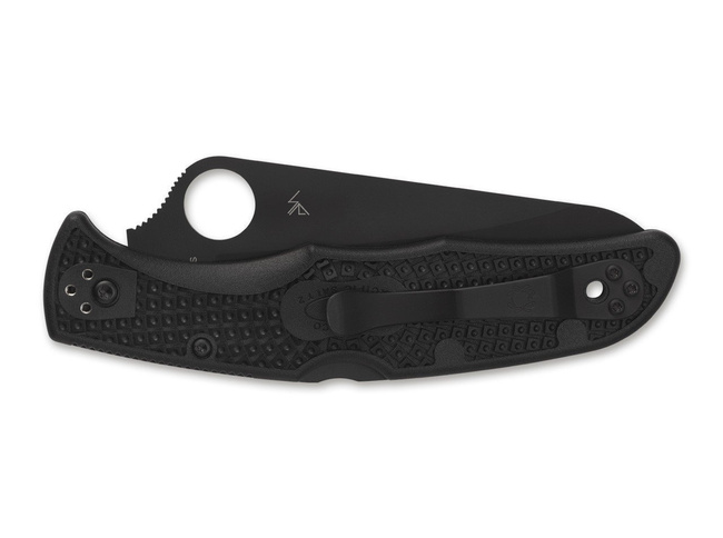 PACIFIC SALT POCKET KNIFE - ALL BLACK - SPYDERCO
