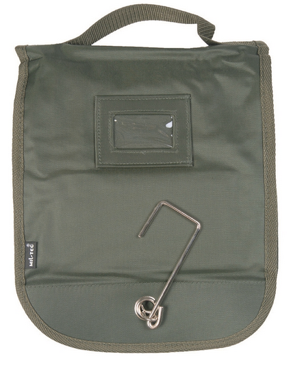 COSMETIC ORGANIZER WITH MIRROR - 30 x 25 CM - Mil-Tec® - OD