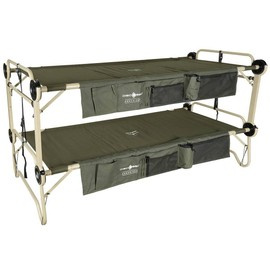PORTABLE BUNK BED WITH SIDE POUCH - OD GREEN - MFH