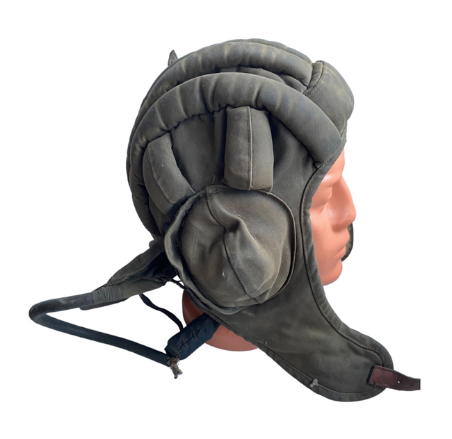 ROMANIAN TANKER WINTER HAT - MILITARY SURPLUS - USED