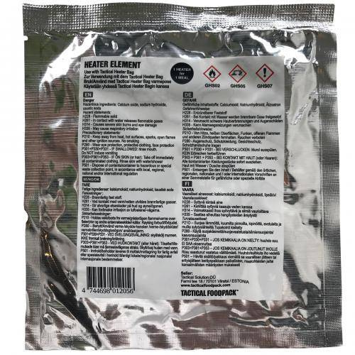 HEATER BAG WITH ONE ELEMENT - TACTICAL FOODPACK®