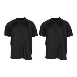 POLICE FUNCTIONAL SHIRT, WITH ZIP - BLACK - MILITARY SURPLUS FROM BRITISH ARMY - LIKE NEW