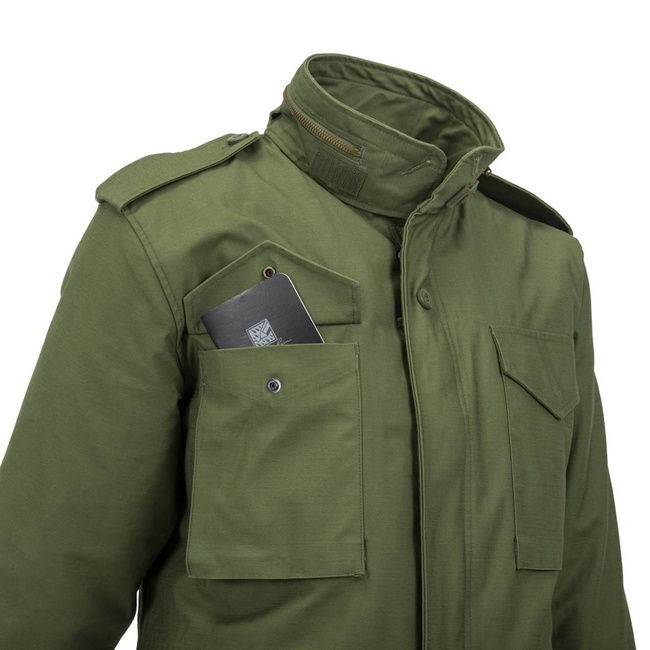 M65 JACKET - NYCO SATEEN - Helikon-Tex - OLIVE GREEN