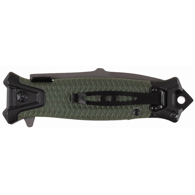 Jack Knife, Snake, one-handed, OD Green, metal handle