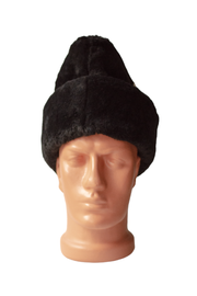 Fur hat, Cold War era, Romanian Army Surplus - Black