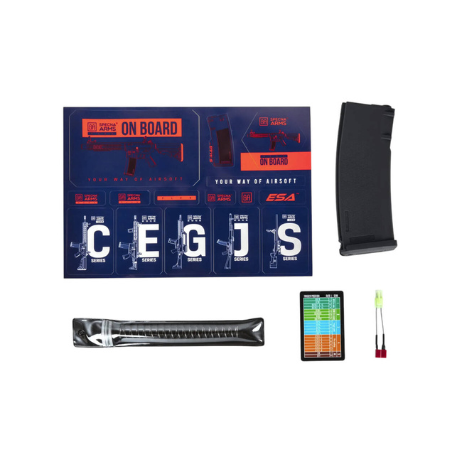 Airsoft Rifle - SA-F08 FLEX HAL ETU - Black - Specna Arms