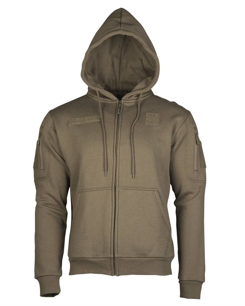 TACTICAL HOODIE WITH ZIPPER Mil-Tec® RANGER GREEN