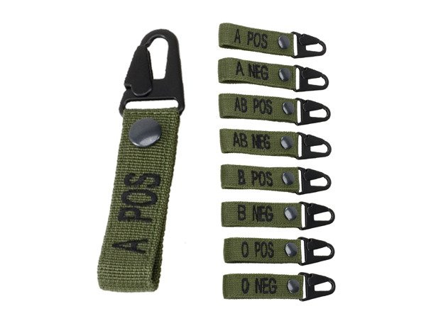 PATCH BLOOD TYPE BELT HOLDER POS B