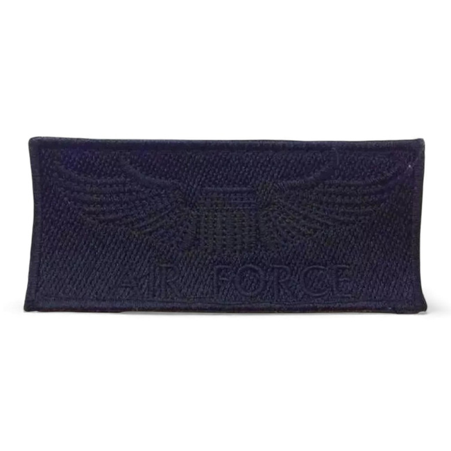 Embroidered Patch - Air Force - Military Surplus - Navy Blue - Like New