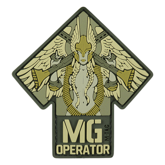 PATCH MG OPERATOR PVC - OLIVE - M-TAC