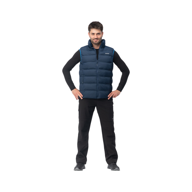 MEN S QUILTED VEST SANIS - DRESS BLUE/ LAPIS BLUE - MAGNUM 