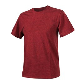 COTTON T-SHIRT - Helikon Tex® - RED/BLACK MELANGE
