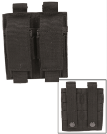 DOUBLE PISTOL MAG POUCH - BLACK