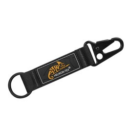 SNAP HOOK KEYCHAIN WITH LOGO - NYLON - Helikon-Tex® - BLACK