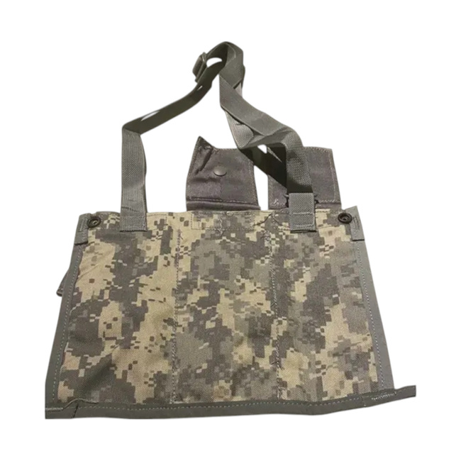 Pouch for magazines with three compartments - US Army military surplus - ACU camouflage - Like new