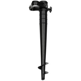 Parasol Holder, Plastic, black - MFH