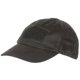 Operations Cap, with velcro, Black - MFH