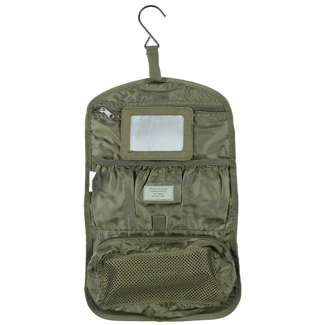 Washbag, OD green, various pockets