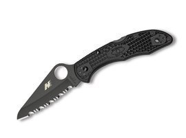 SALT 2 SERRATED POCKET KNIFE -  SPYDERCO