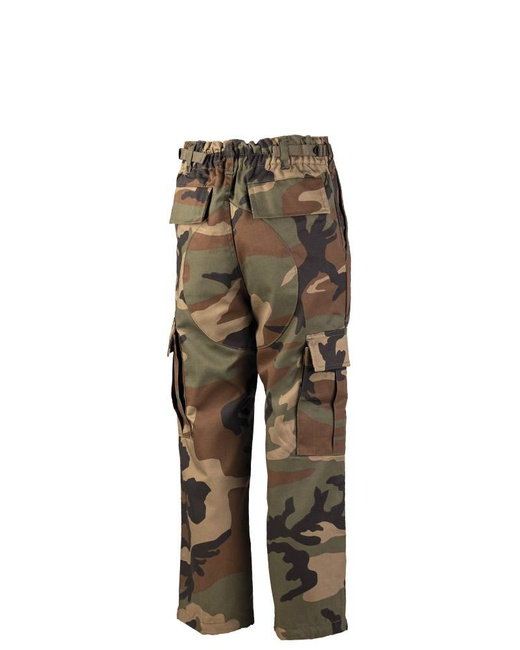 KIDS BDU PANTS - US ARMY STYLE - Mil-Tec - WOODLAND