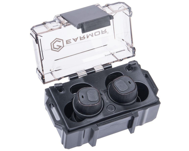 ELECTRONIC EARPLUGS FOR HEARING PROTECTION - M20 - EARMOR - BLACK