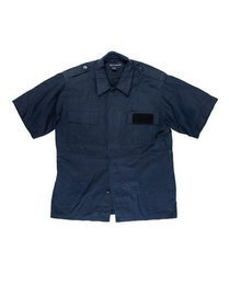 BRITISH BLUE WORK SHIRT SHORT SLEEVE USED