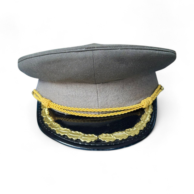 Officer's cap - Romanian Army military surplus from the RSR period - Grey - Like new