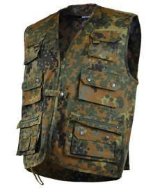 Flecktarn HUNTING AND FISHING VEST