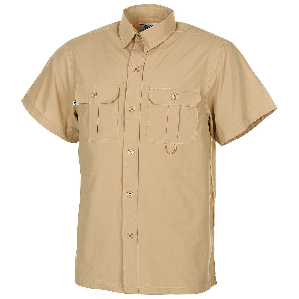Outdoor Shirt, short sleeves, Khaki - Main Image