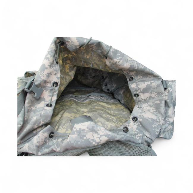Molle II backpack with external metal frame - US Army Military Surplus - ACU Camouflage - Used