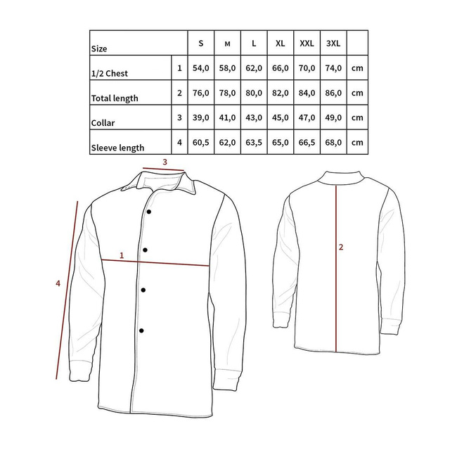 SHIRT "ATTACK" - LONG-SLEEVED - RIP-STOP - BLACK