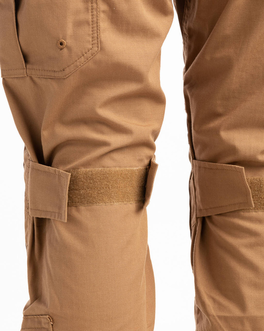 COMBAT PANTS WITH SOFT KNEEPAD, BLACK - OPENLAND TACTICAL