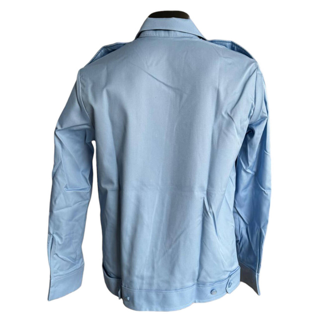 CADRES SHIRT WITH POCKETS, EPAULETTES AND HEM BAND - MEN - BLUE