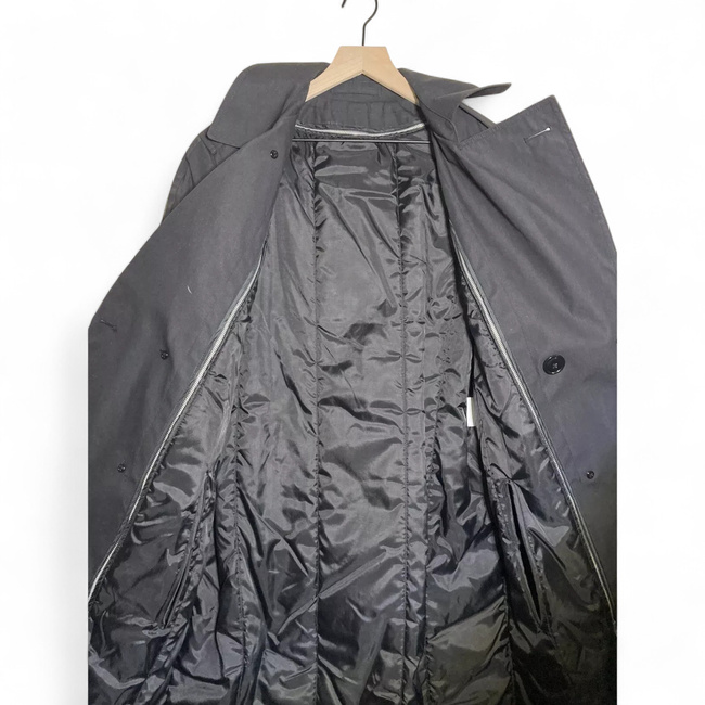 Waterproof trench coat - Marine Corps All Weather Coat - US Army military surplus - Dark grey/Black - Like new