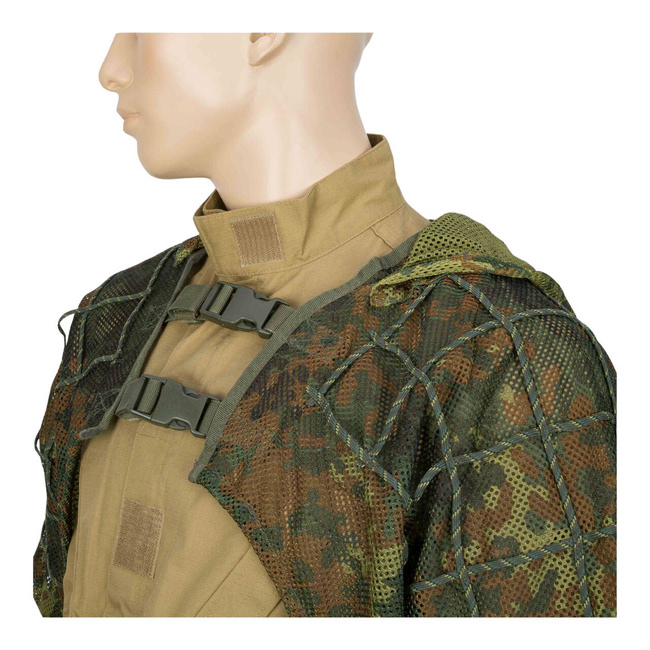 SNIPER S CAPE, FLECKTARN GHILLIE - MIL-TEC
