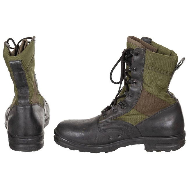 BW TROPICAL BOOTS - OD GREEN - MILITARY SURPLUS - USED
